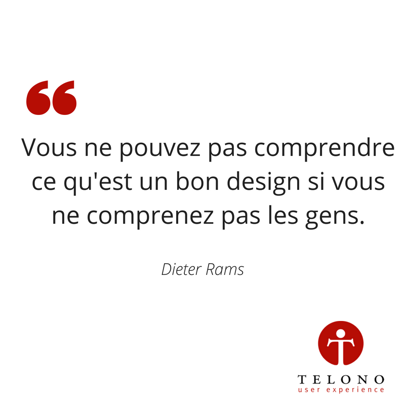 Telono's tweet photo. Un des 10 principes du "bon design" selon le fameux designer (industriel) allemand... #UX #TestsUtilisateur #UserTesting #UXresearch #RechercheUX #UXdesign #design https://t.co/UHGcOcWP86