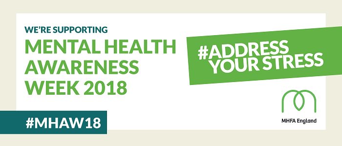 UniofGreenwich's tweet photo. We are supporting #MentalHealthAwarenessWeek all this week. Did you know that 1 in 6 adults in Britain experience stress-related depression, anxiety or health issues? Find out more here 👉 https://t.co/hDyKUmngCx #MHAW18 #AddressYourStress https://t.co/CvJEsn5oJr