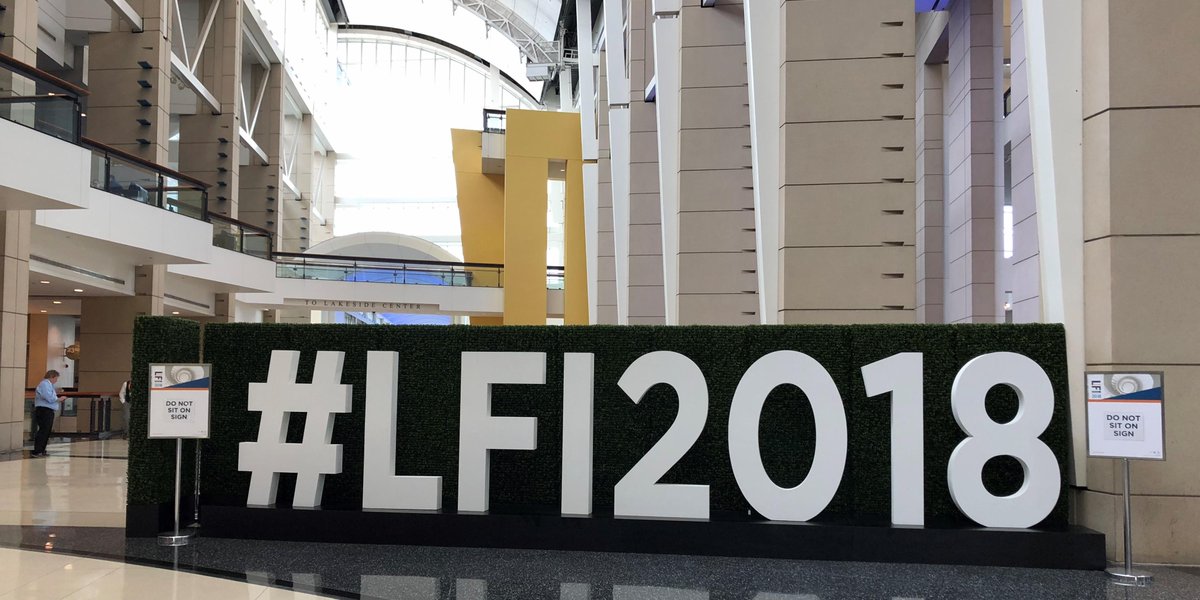 We had a great time at @LightFair, and we hope you did, too! Thanks to everyone who stopped by our booth. What was your favorite memory from the show? #RightEnvironment #LFI2018