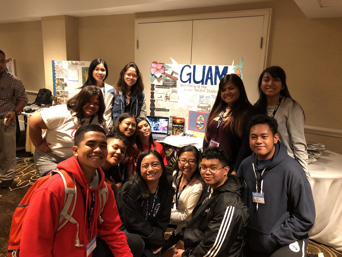 CUAnnaM's tweet photo. Last night the @CloseUp_DC Pacific Island students presented about their island culture, history, and government as part of our #closeupdoi program! What a way to kick off their time in DC! https://t.co/PWboKf72kF