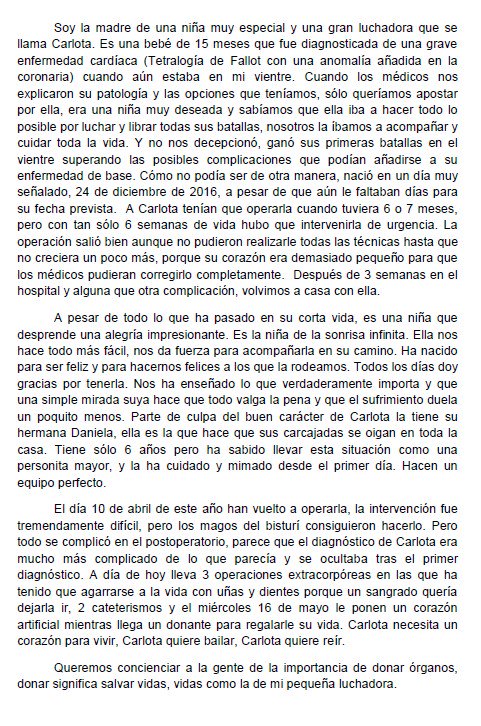 carlotabailar's tweet photo. Ella necesita un corazón #carlotaquierebailar https://t.co/iktKuGUF9h
