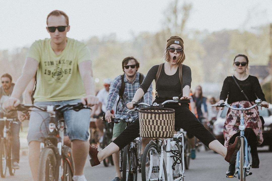 visitestonia's tweet photo. It's bicycle week in Viljandi! #cycling #bicycleweek #Estonia  https://t.co/TzMKSUSflA https://t.co/Gl5RMQxD7J