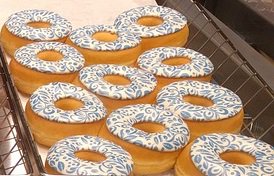 DiddlyDonuts's tweet photo. To celebrate Israel winning #Eurovision2018 , here are some blue and white iced doughnuts on offer for this week only, for 50p per doughnut, through shop and delivery! #DiddlyDeals #DiddlyDoughnuts #Sweet https://t.co/TylLVt1G7q