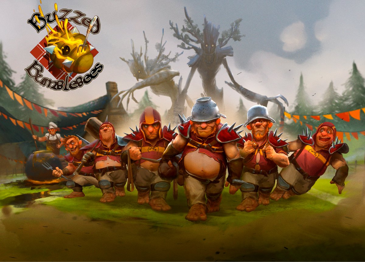 Iron_Golems's tweet photo. The Buzzed Bumblebees Halfling Team campaign is now live in Kickstarter! 
https://t.co/J9E9VqHYuy
#IronGolems #TwoDrunkFlings #Flingnation https://t.co/TIXL8z1ohU
