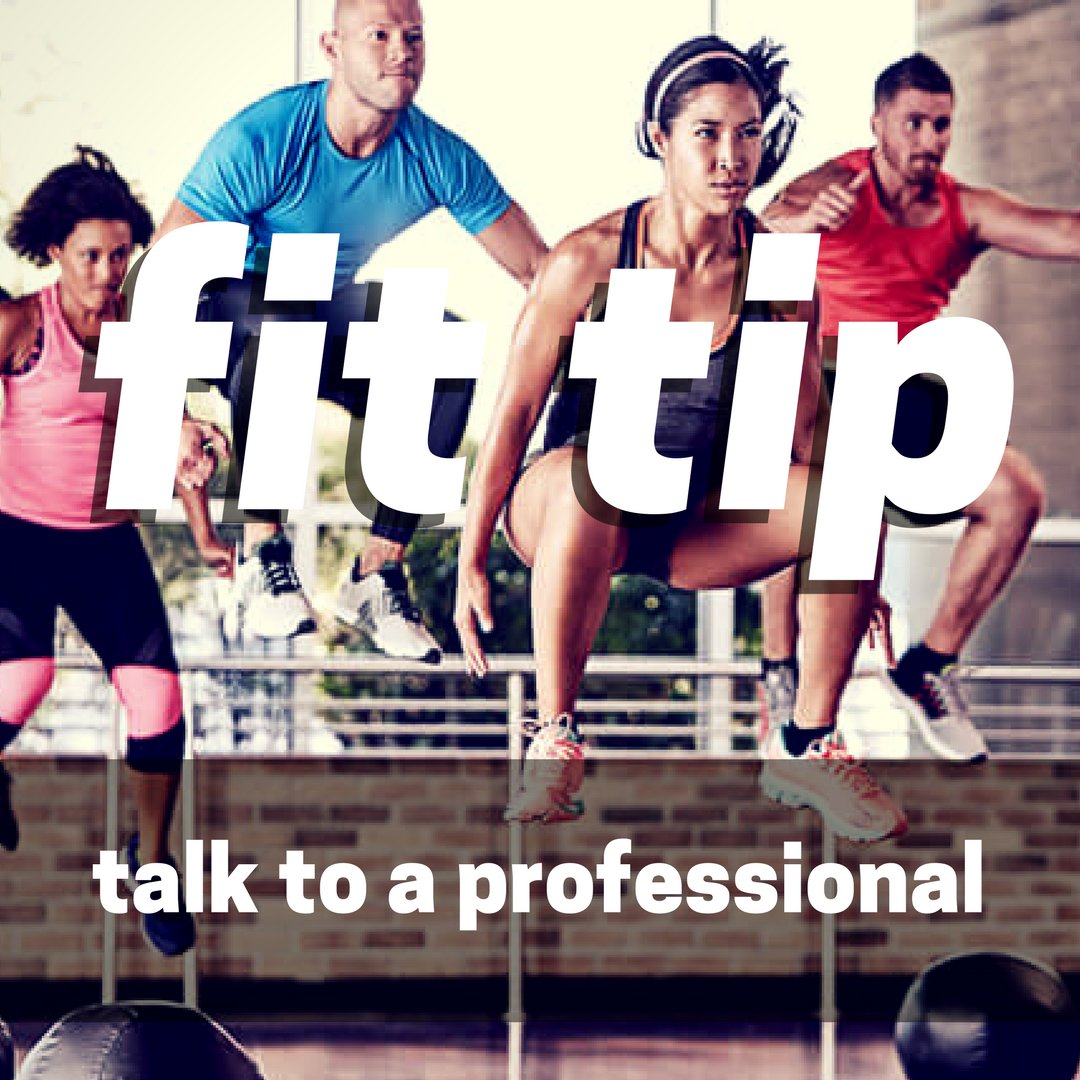 strivefitgso's tweet photo. FIt TIp: Not sure what to do? Or just want someone to check your goals and make sure you're on track. Whether it's fitness or nutrition, it's always good to have someone double check and sit down with you so you stay on target! Talk to a professional! https://t.co/mlt2VlKuKJ