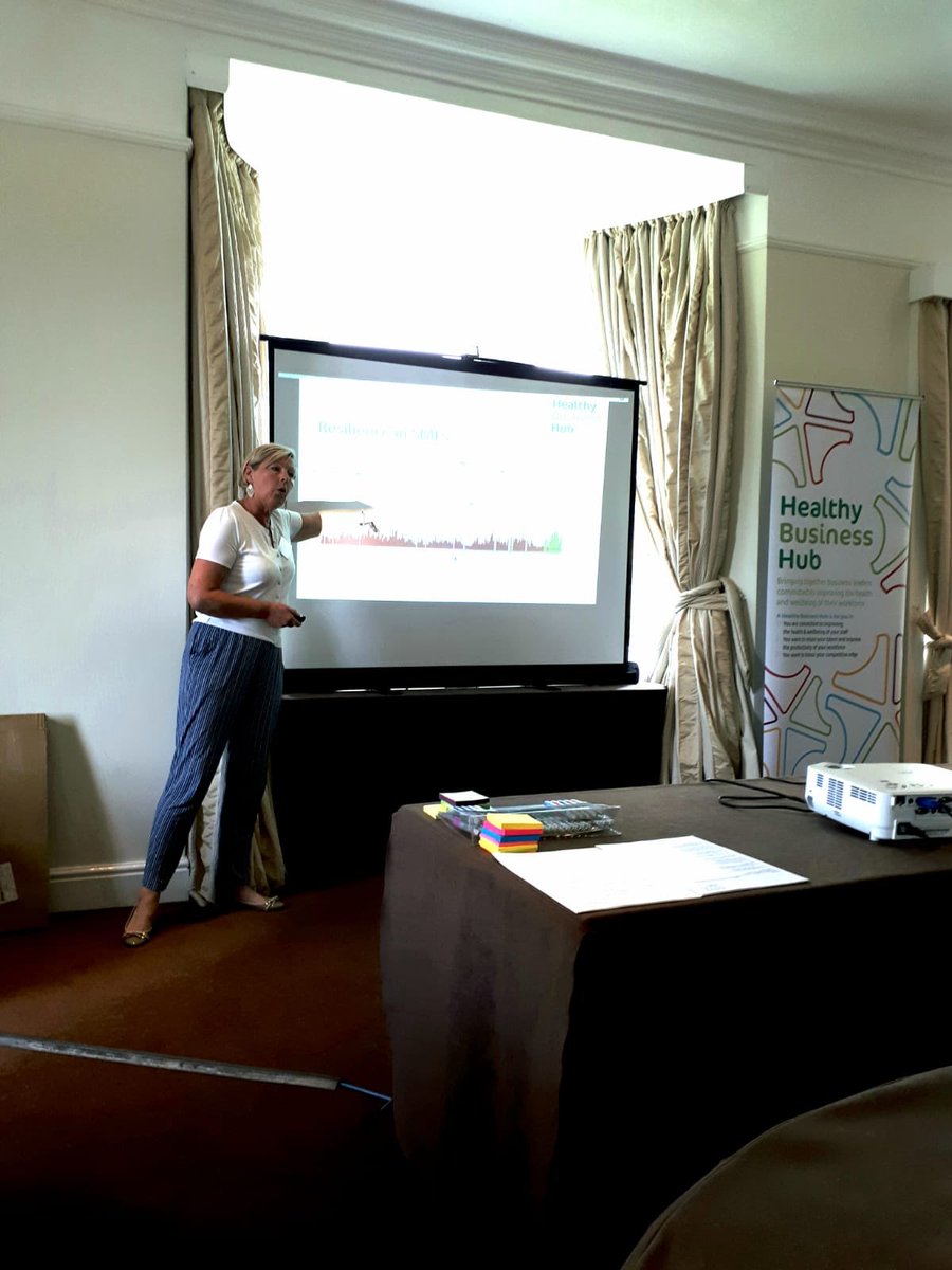HealthyBizHub's tweet photo. Superb first Healthy Business Hub in Chester today.  Really important to launch during #mentalhealthawarenessweek and not only talk about workplace wellbeing,but fundamentally prioritise it as a key business need.
Delighted to welcome over 20 guests who were. 
#HealthyBusinessHub https://t.co/c5CxxBkdFB