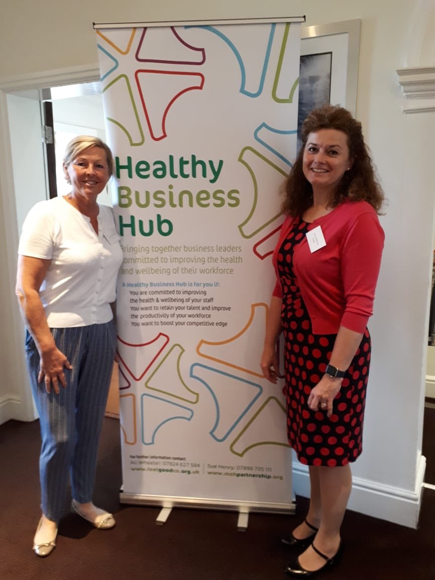 HealthyBizHub's tweet photo. Superb first Healthy Business Hub in Chester today.  Really important to launch during #mentalhealthawarenessweek and not only talk about workplace wellbeing,but fundamentally prioritise it as a key business need.
Delighted to welcome over 20 guests who were. 
#HealthyBusinessHub https://t.co/c5CxxBkdFB