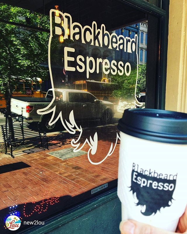 Downtown_Lou's tweet photo. Welcome to Downtown @blackbeardespresso! 
Feature photo from @new2lou Downtown #Louisville location is open for biz ☕️Official grand opening is this Friday 🎉 #new2lou #coffee #☕️ https://t.co/izPQpx8DAI https://t.co/tHYvV9c7E2