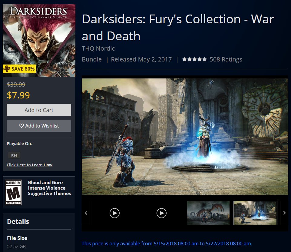 Darksiders: Fury's Collection - War and Death