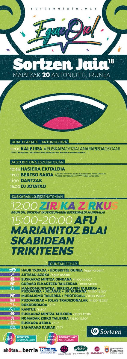 SortzenElkartea's tweet photo. Gaur hastear dago #ElikaduraBurujabetza ko Parlamentu Irekia @parlamentoNA ko egoitzan. Guk #SlowEskola 
#HezkuntzaBurujabetza 

Igandean denok Antoinuttira #SortzenJaia #EgunOn https://t.co/Eu9h5qqJBN