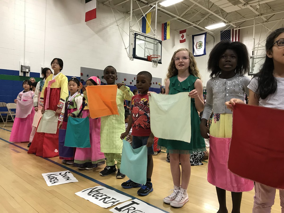 northpantherswv's tweet photo. More pictures of our beautiful students representing their home countries #UnityCircle https://t.co/wZoeq80XlZ