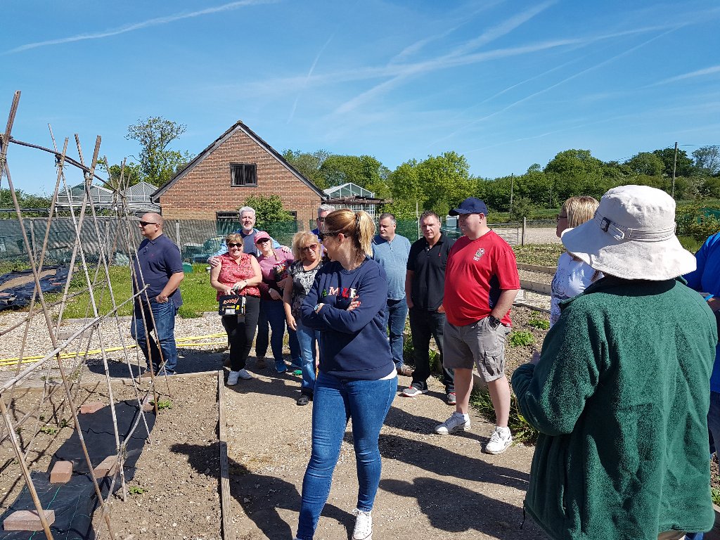 clairechip's tweet photo. Having a tour of the site..  Growing 2Gether provides gardening therapy for adults with learning disabilities. https://t.co/HQMBSDCkuf