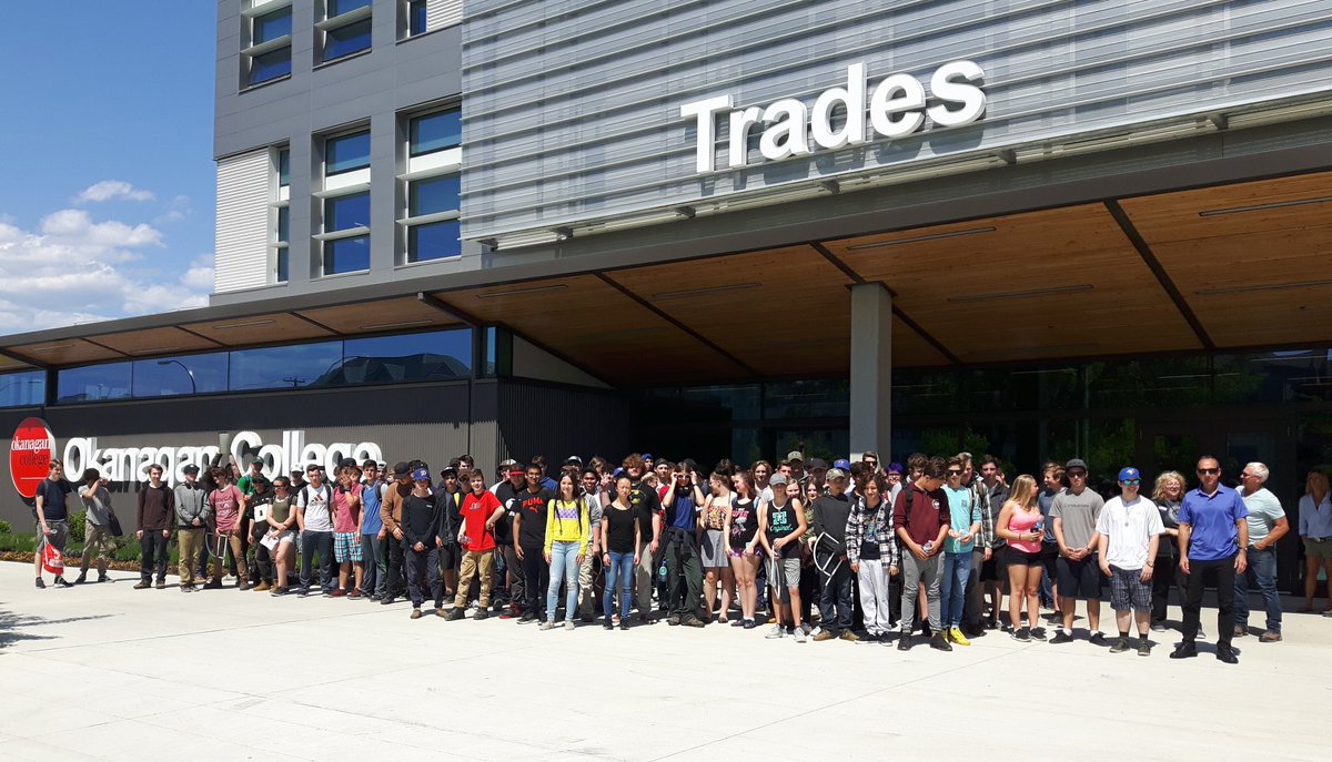 Huge thanks to <a href="/tradesOC/">OC Trades</a> in Kelowna for hosting 130 @SD22Vernon students. It was a great opportunity for our students to explore the trades!