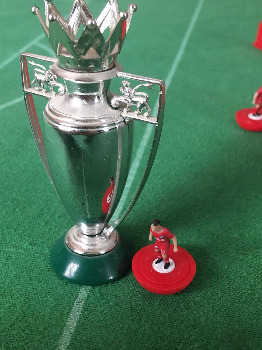 SubbuteoL's tweet image. LIVERPOOL| SUBBUTEO PREMIER LEAGUE CHAMPIONS| 2017-18