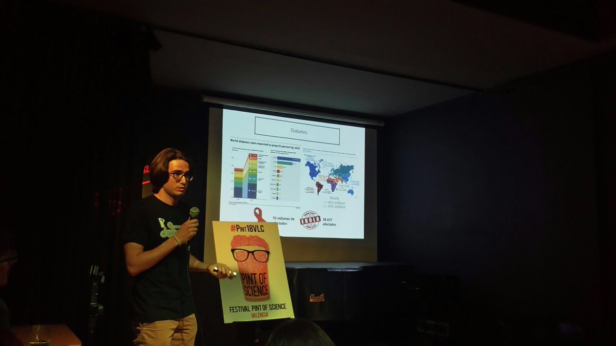 anaconesa's tweet photo. Proud of @aarzalluz_ and @Sarvaorin from @conesagroup talking today about #Bioinformatics #epigenetics, metabolism, and how to be a scientist and have fun at the #PintOfScience #Pint18VLC @CIPFciencia @ChroMeITN https://t.co/2tV5nGRFY6