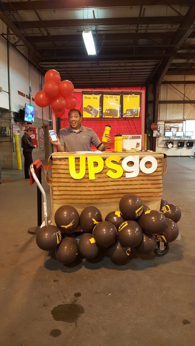 Anchorage getting creative in communicating the UPSgo App.  Another 45 signed up. Keep it rolling!