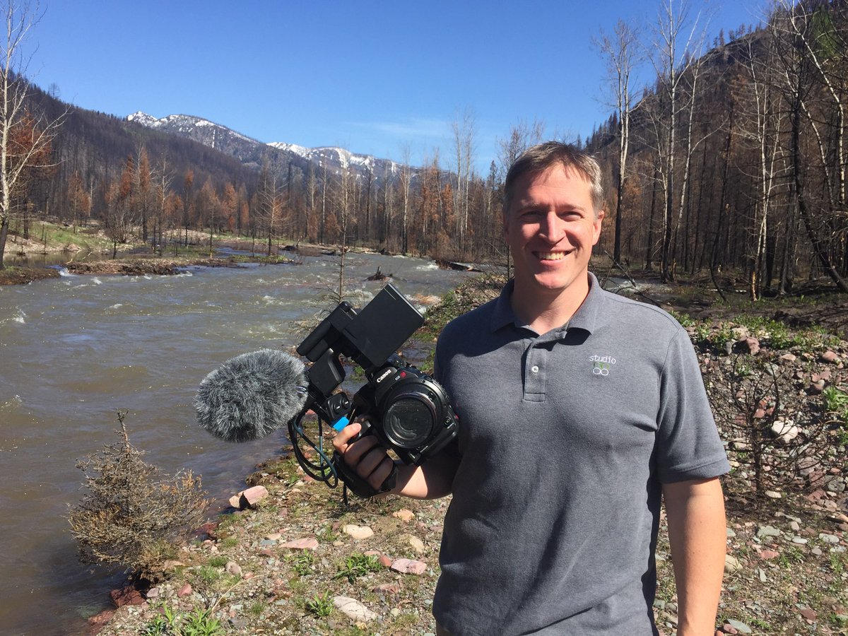 On a project with <a href="/LandsEnd/">LandsEnd</a> and <a href="/NationalForests/">National Forest Fdn.</a> in Montana's Lolo National Forest! Hard not to be wowed by the beauty...