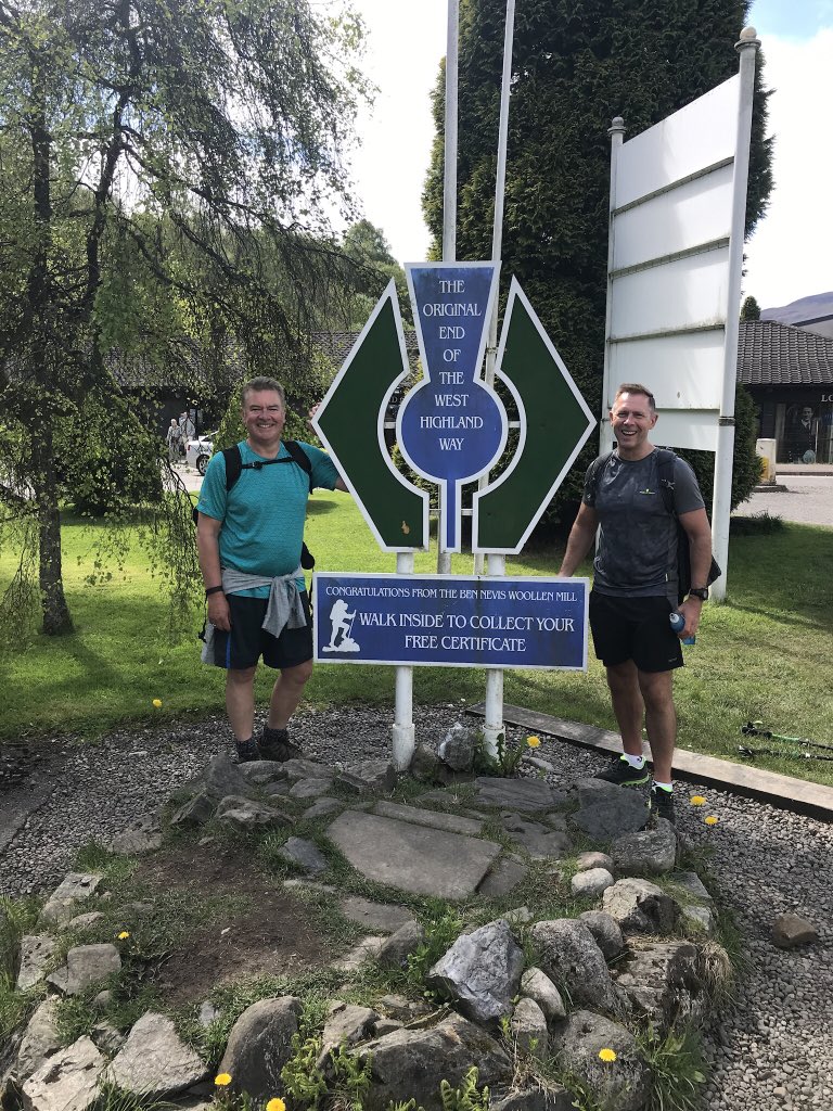 John_Geates's tweet photo. To everyone who has donated so far thank you so very much. Here is a photo of Kevin and I at the end of our 96 mile trek. It truly was an intensely demanding and rewarding experience but every step was worth it knowing that the money raised is going to #curecrohn’scolitis https://t.co/XWxLOmHDCE