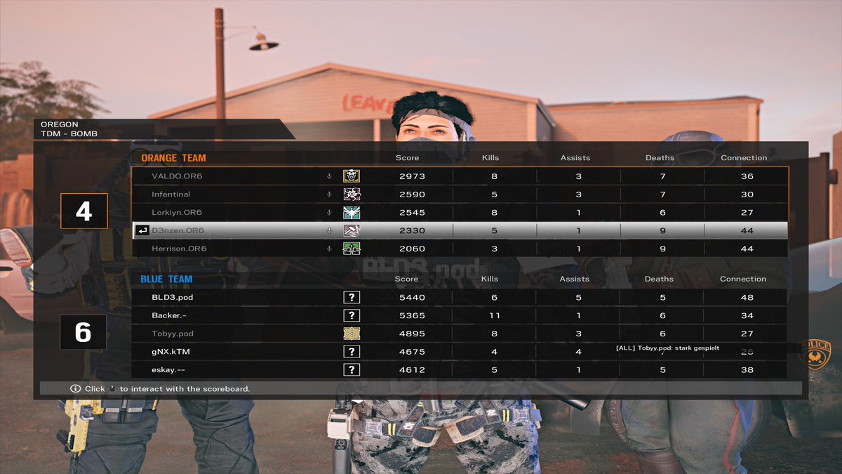 TheObserverR6's tweet photo. Wir mussten uns heute in den ersten Open Qualifier Runde knapp gegen @podclangg geschlagen geben. GG an Pod und wir werden es Freitag nochmal versuchen! #Observer https://t.co/0pRzLyfiGV