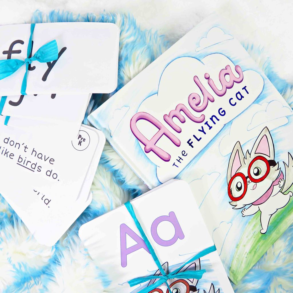 fablesandfauna's tweet photo. The kid's book. The ABC cards. The sight word flash cards. And it's all Amelia the Flying Cat themed.
...Perfect for your summer reading wishlist. 😎☀️
https://t.co/ChOd6FL7EK https://t.co/MteLuqLvJI
