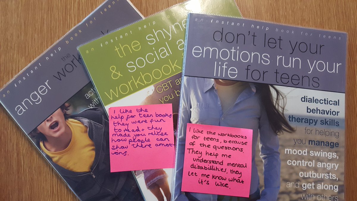 HarlawLibrary's tweet photo. Some more great feedback from pupils who visited the library today for #MentalHealthAwarenessWeek #accshelfhelp #sliffunding @SLIC1991 https://t.co/jStvJitSI7
