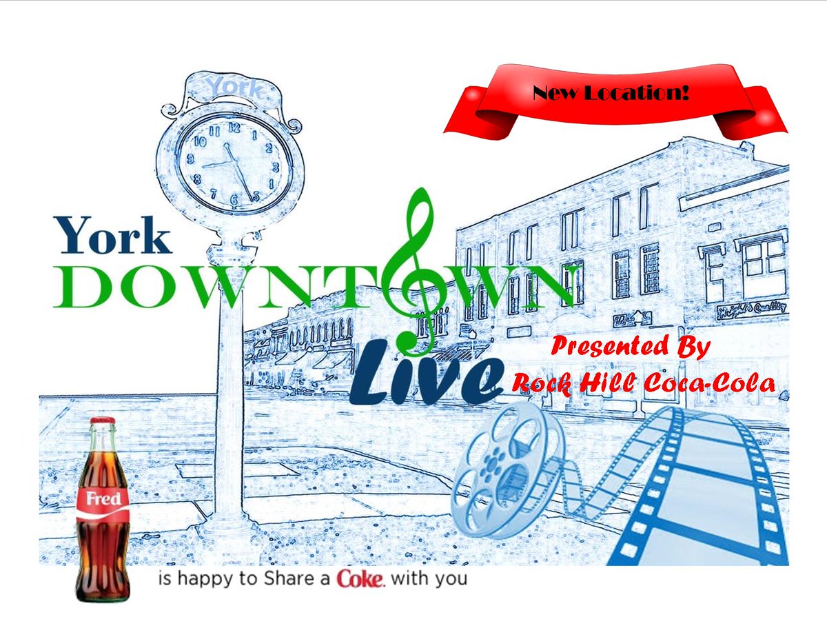 Downtown Live 2018 is now at York Place, 234 Kings Mountain Street. Come out for our 1st Concert Friday, May 18th!