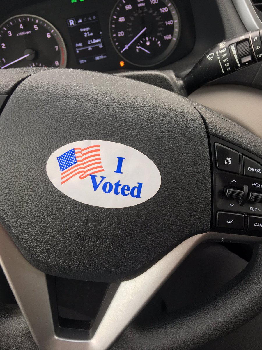 I have no gas but I voted! #vote #voteforourfuture #voteforourkids 🇺🇸