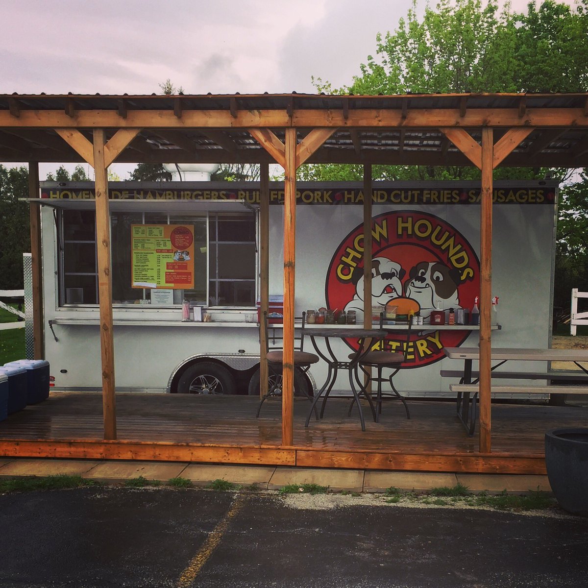 MacMillansFood's tweet photo. Open for another season!!  Come visit the #chowhoundsfoodtruck open @MacMillansFood #Acton location!!  #poutine #freshcutfries #burgers #sunnydays #warmweather #foodtruck https://t.co/ybEdHOJVwy
