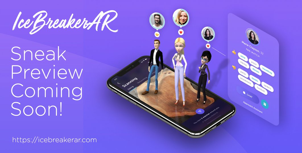 IceBreakerAR's tweet image. Our Dev's have been hard at work over the last few months and we are getting very close to being able to share our prototype! We will be debuting the prototype to the public at the @Blockchain_Expo in Amsterdam June 27-28th! 

Anyone in the area should come see us present!