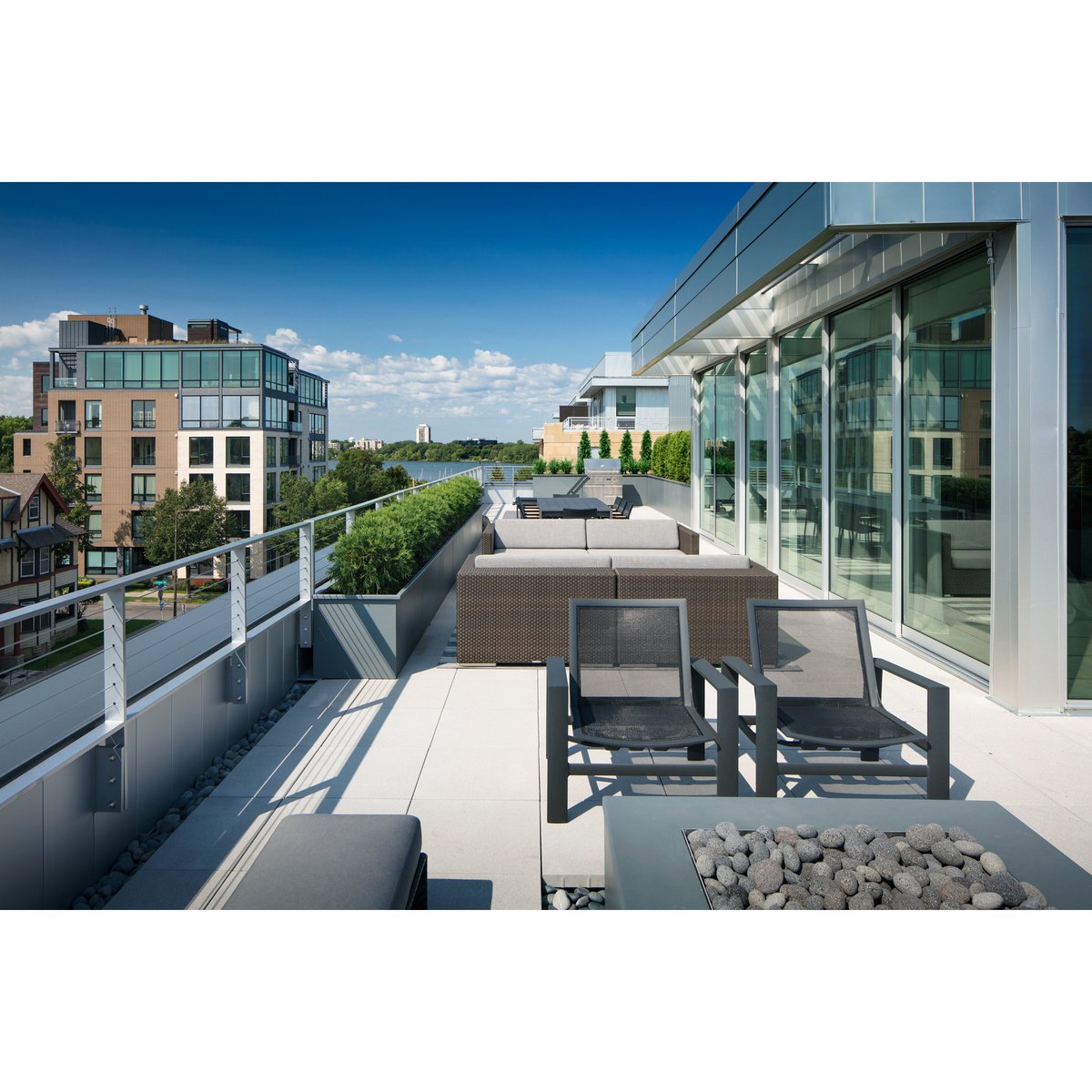 Roof deck season is finally here, time to celebrate!   1710 West Lake | Minneapolis, MN | 2016
.
.
.
.
#djr #djrarchitecture #westlake #peterjseiger #roofdeck #lakeview #mnsummer