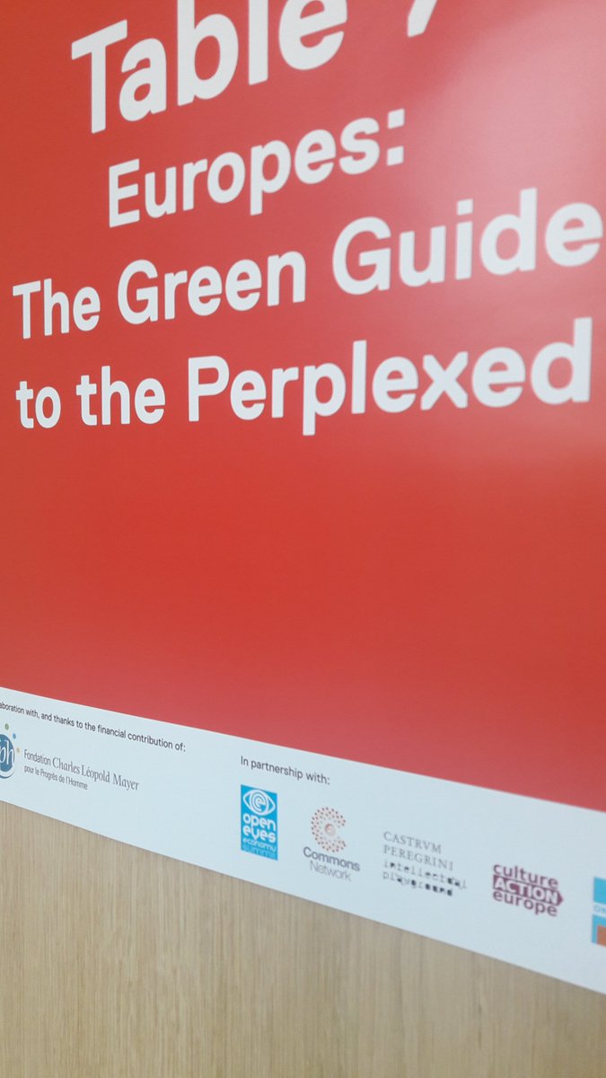 CastrumNow's tweet photo. Artists at Work at #EuropeanCulturalChallenge by @ECF_tweets Table 7 #EuropesTheGreenGuideToThePerplexed with @quinsyg @CharlLandvreugd #WendelienvanOldenborgh #AdeolaEnigbokan #KathrineWatson #SusanneMors #IrenaGrudzinskaGross #KryzsztofCzyzewski https://t.co/HSmoY0hAKe