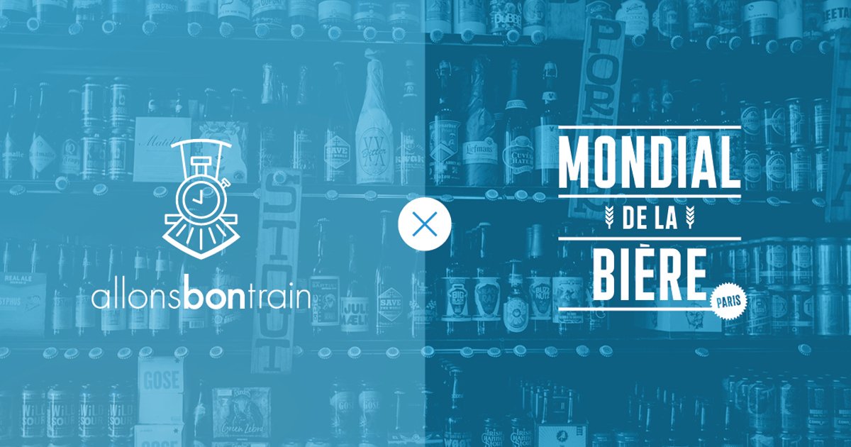 Payer ton billet moins cher et profiter d’un bon moment entre amis pour venir sur le MOB 2018 ?
C’est possible avec Allonsbontrain ! 
C’est par ici : bit.ly/2wLdFoi 
#mondialbiereparis #craftbeer #aalonsbontrain #MOB2018