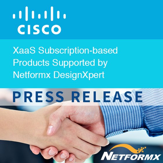 Netformx's tweet photo. Hey @CiscoPartners - @Netformx #DesignXpert® now enables incorporation of @Cisco suite of Anything-as-a-Service (#XaaS) products in #ITSolutionDesigns and proposals. Read the PR: https://t.co/6pBfxQbmqA https://t.co/Dx9DYNMTgU