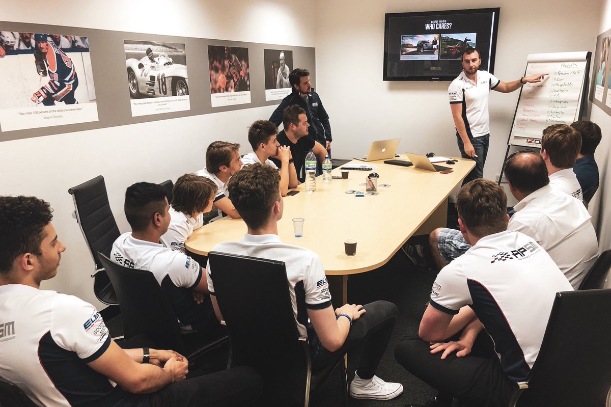 Brilliant day working with Enzo and the boys from <a href="/APSManagement/">Andy Priaulx Sports Management</a> yesterday, talking about driver branding and marketing 🏆