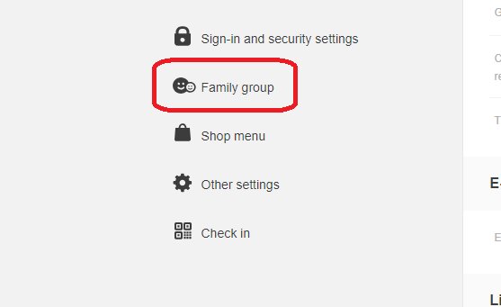 How to create a Nintendo Account Family Group