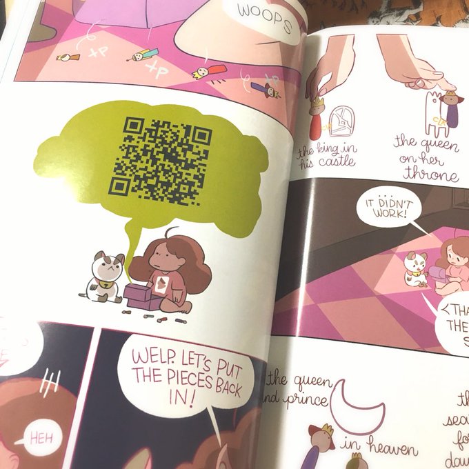 楽譜とかじゃなくてQRコード読みこめばそのまま音楽が聴けるマンガ、おもしろい・・ 