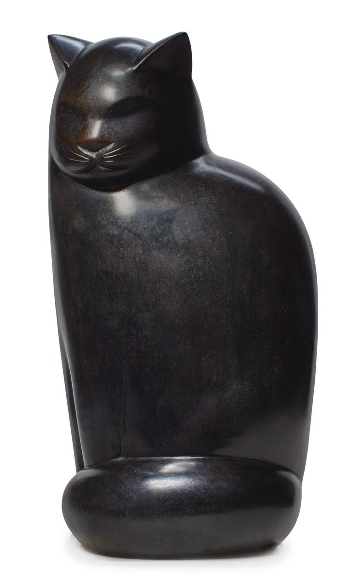 Sothebys's tweet photo. #AuctionUpdate Carrying an estimate of $35/45,000, Francisco Narvaez's 'Gato' finds a new home for a final price of $100,000 #SothebysImpMod #SothebysLatin https://t.co/VcP6ea4Ya6