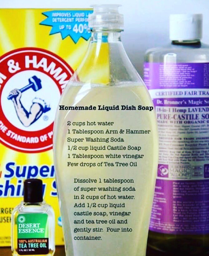 KleeninGreen's tweet photo. || DIY Dish Soap ||
Getting rid of toxins and chemicals is a lot more simple than most people think!! Try this simple recipe for some chemical free dish soap!
———————————————
#diy #homemade #dishsoap #castilesoap #armandhammer #washingsoda #whitevinegar #essentialoils (1/2) https://t.co/hv4SkrBV8K