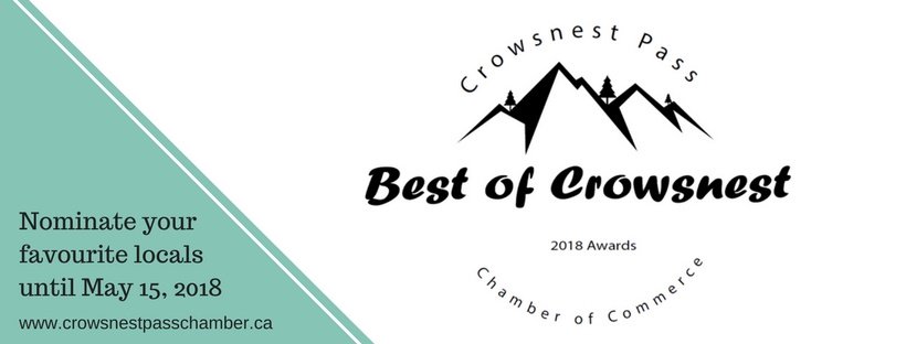 Last chance to get your nominations in for the Best of Crowsnest Awards.  Show some love for your favourite locals!
surveys.benchmarkemail.com/Survey/Start?i…