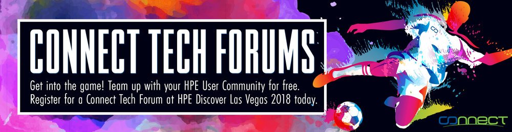 Connect_WW's tweet photo. Get in the Game at @HPE_Discover Las Vegas! @Connect_WW has 17 #TechForums in the Connect #HPE User Community to help your business meet today's IT challenges. Register for free at https://t.co/ULB9sC16lE https://t.co/C5XsNVwVl9