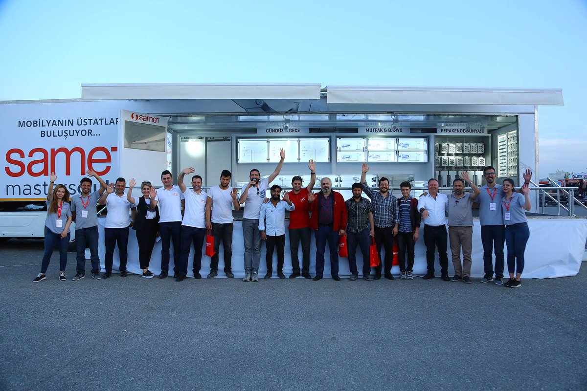 SAMET, yeni nesil ürünlerini tüm Türkiye'ye tanıtıyor...
halklailiskiler.com.tr/Mobilyanin_Ust…
#roadshow