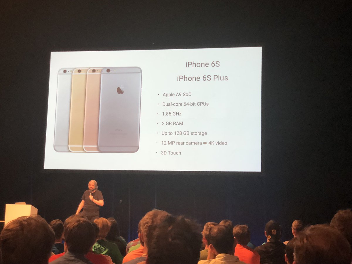 Blackjacxxx's tweet photo. Wow what an awesome high-speed overview - simply amaaaazing and must watch - about the complete history of iOS. Kudos to @akosma at #uikonf #UIKonf18 #uikonf2018 👏👍❤️ https://t.co/AP1rrYCNVy