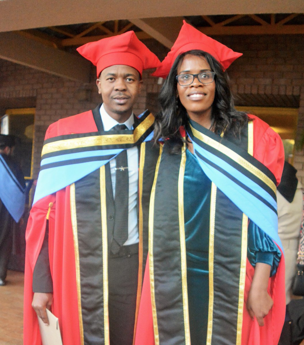 Official_TUT's tweet photo. Hey TUT fam! The Faculty of Science celebrates its two D TECH graduates, Mampholo Mmakatane Bevly & Tinyane Peter who obtained their Qualifications today at the graduation ceremony @PretoriaCampus.
WELL DONE!
#TUTFacultyofScience #TUTAlumni #ThePeoplesGraduate https://t.co/R84XJm32kp