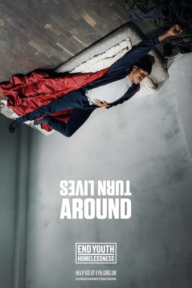 awayhomeamerica's tweet photo. ‘Turn Lives Around’, a campaign by @WCRS_LDN aims to change the public’s perceptions of youth homelessness, displaying young people as superheroes who can turn their lives around despite huge challenges. Thoughts from the movement to #EndYouthHomelessness? https://t.co/i0vPkKdkDu https://t.co/bAgaUdntRO