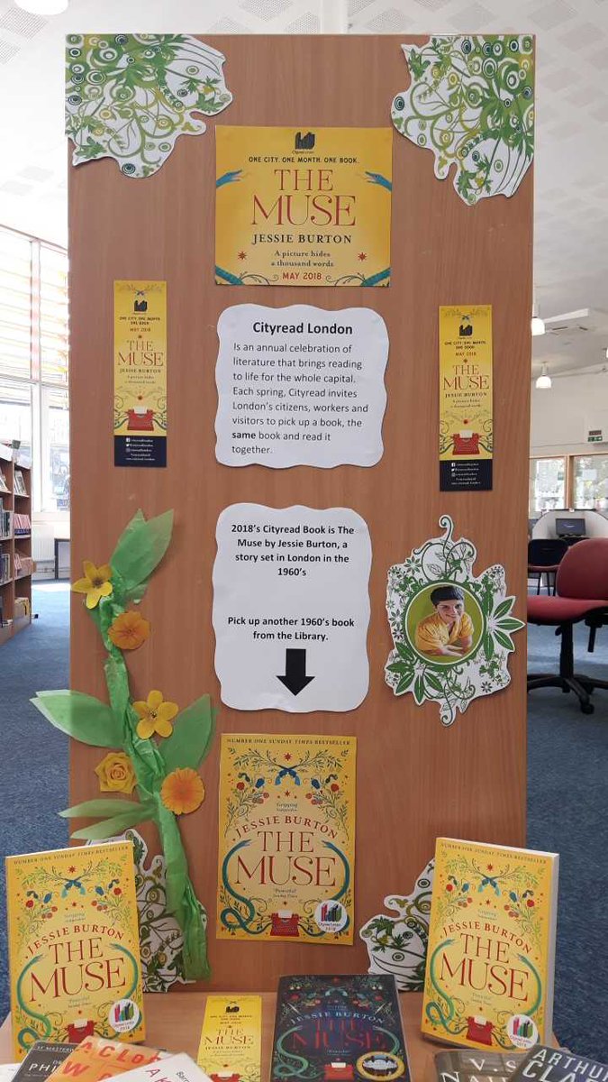 CroydonLibs's tweet photo. Join London's Cityread. Croydon Council's Chief Executive Jo Negrini picked up a copy of Jessie Burton's the Muse at our Family History Day in Croydon Central Library! @cityreadlondon @CroydonLibs @MuseumOfCroydon #lovelibraries #cityreadLondon #croydonlibrary https://t.co/EGHrnAPRVq
