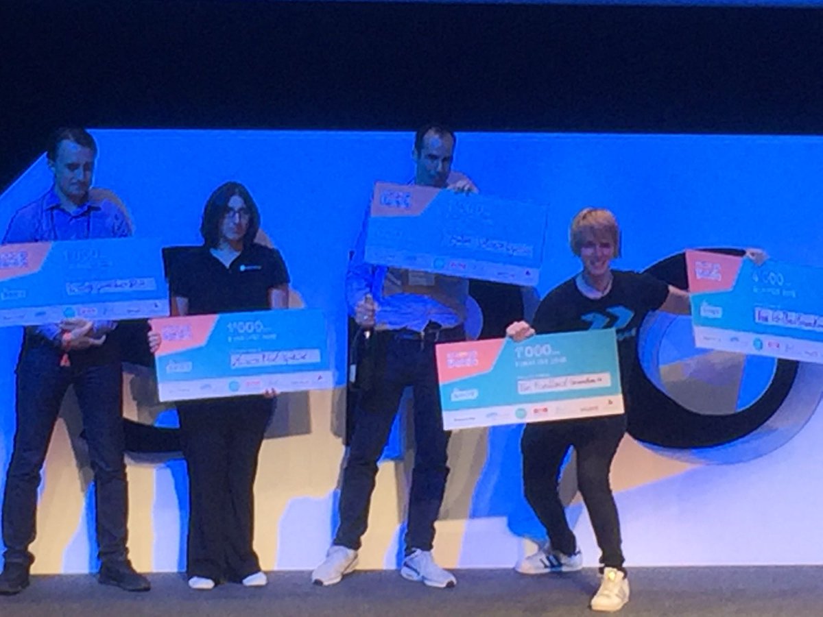 ThinkSportCH's tweet photo. Ladies and gentlemen, the undisputed champion of THE SPOT's Start-Up Battle is ... ForwardGame AR! 
Brilliantly played! 🏆🥇💪
Congratulations to all four finalists!
#TheSpot2018 #StartUpBattle https://t.co/Kfy71IZ6D8