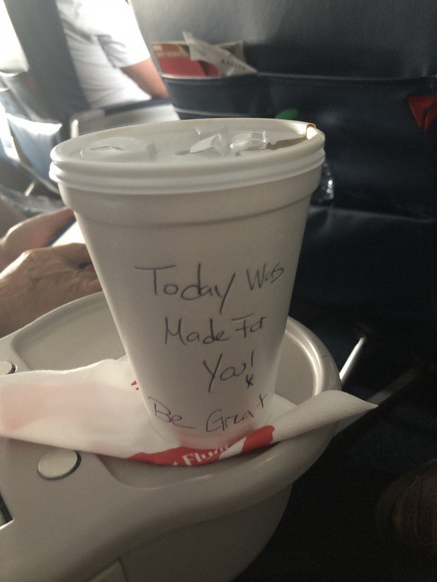 AlanWest5523's tweet photo. Thanks @Delta for he early morning motivation. Today was made for you!  Be Great https://t.co/lu3eyymxxh