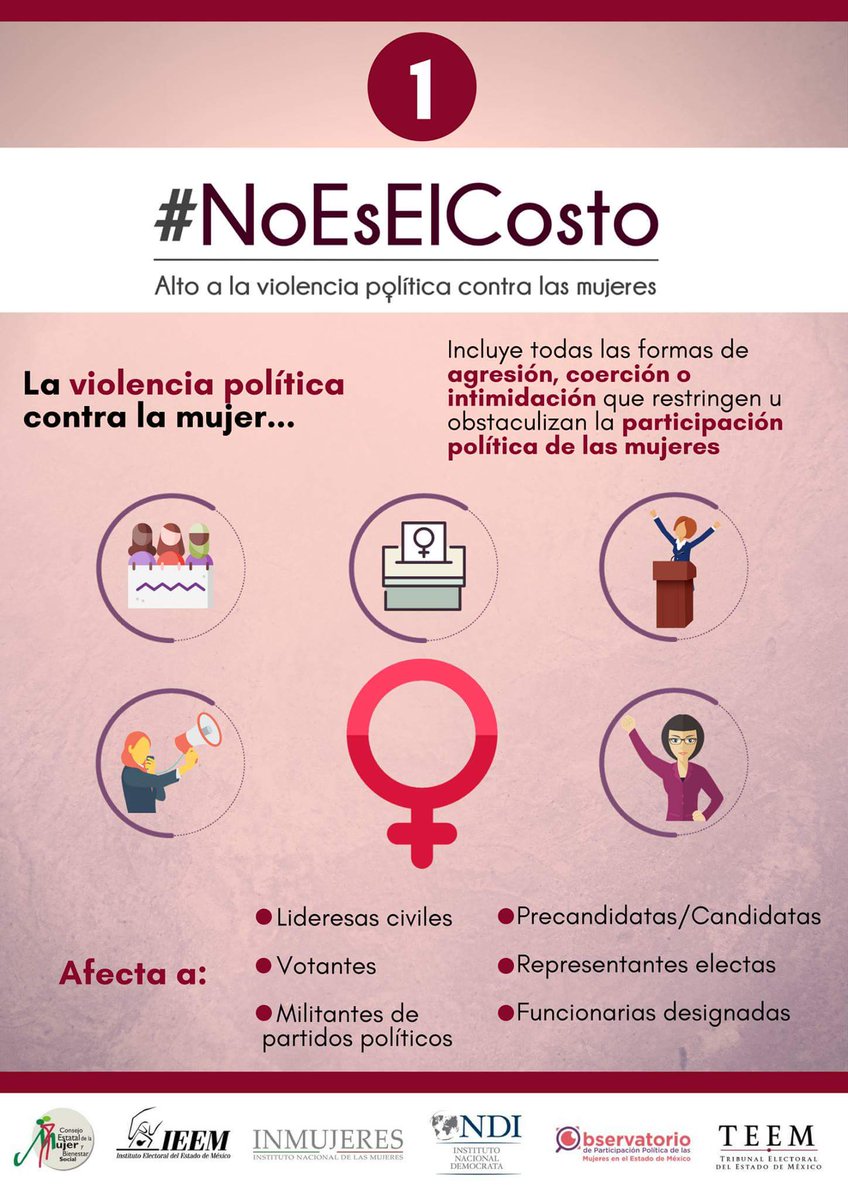 ¿a qué se le considera #ViolenciaPolítica contra las Mujeres?...

#AltoALaViolencia vs las Mujeres