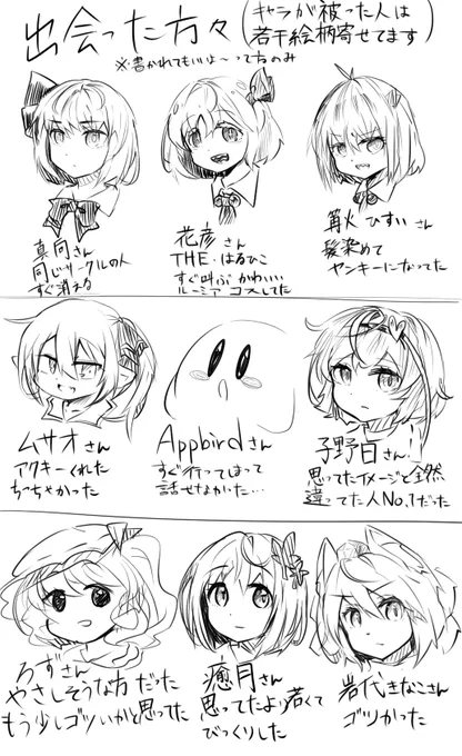 出会った人たちの印象とか 
