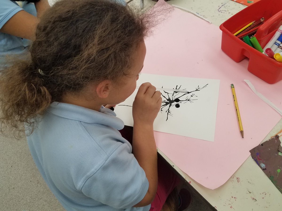 Hammockhawkart's tweet photo. 3rd Grade students making Ink Splat Designs!!! Can't wait to see what they turn their design into!! #inksplat #elementaryart #studentartists @HammockPointeEL @cookst313 @pbcsd @southPbcsd @Edrick_Rhodes https://t.co/TaR9PjK3WU